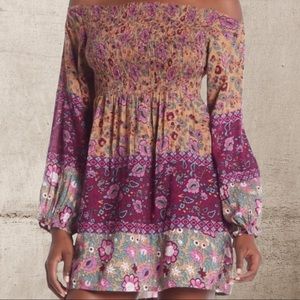 NWOT Anthro Raga Faye Off The Shoulder Dress